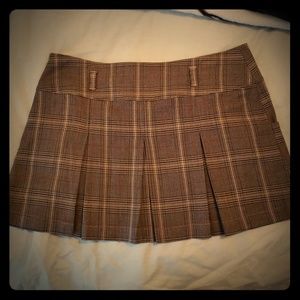 Guess pleated miniskirt, plaid